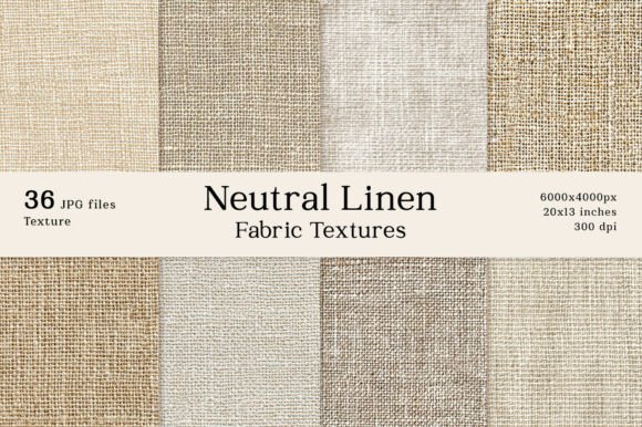 Download 36 Neutral Linen Fabric Textures - Texture Collection