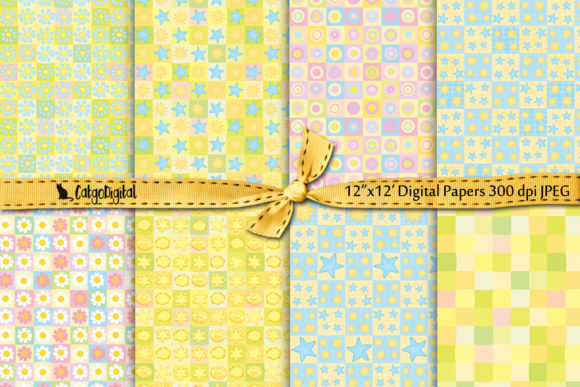 Download Summer Pastel Digital Papers - Pastel digital papers Collection