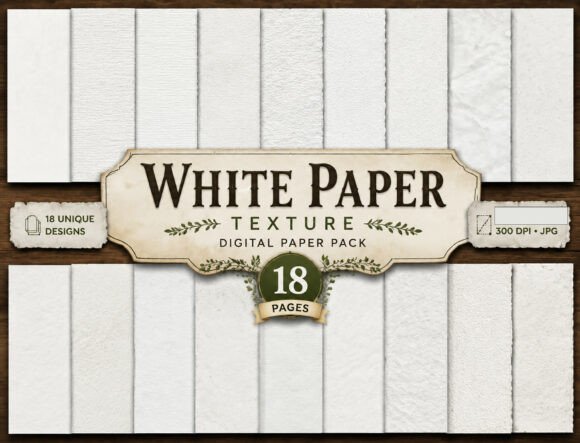 Download White Handmade Paper Texture Paper Set - Texture Collection