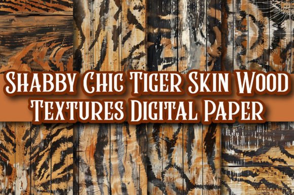 Download Shabby Chic Tiger Skin Wood Textures - Texture Collection