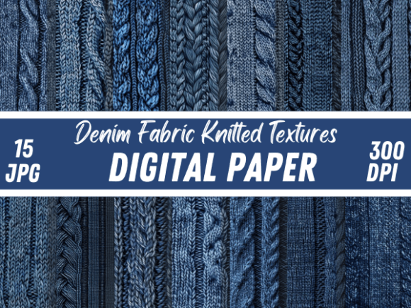Download Denim Fabric Knitted Textures Patterns - Texture Collection