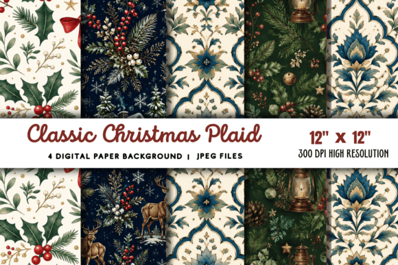 Download Classic Christmas Plaid Background 1 - Plaid background Collection