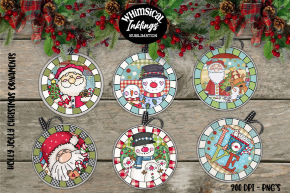 Download Holly Jolly Christmas Ornaments - Ornament Collection